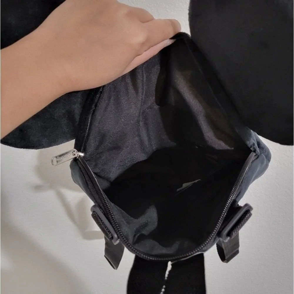 Disney‎ Mickey Mouse 3D Flat Plush Bag Zipper Backpack 21 inches Tall